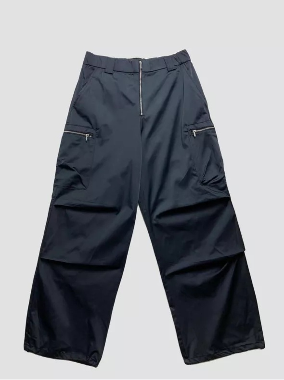 Zara Utility joggers with zip accent adjustable hem, S